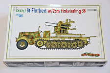 CYBER-HOBBY DRAGON 6583 SD.KFZ.7 8t FLATBED w/2CM FLAKVIERLING 38 1:35