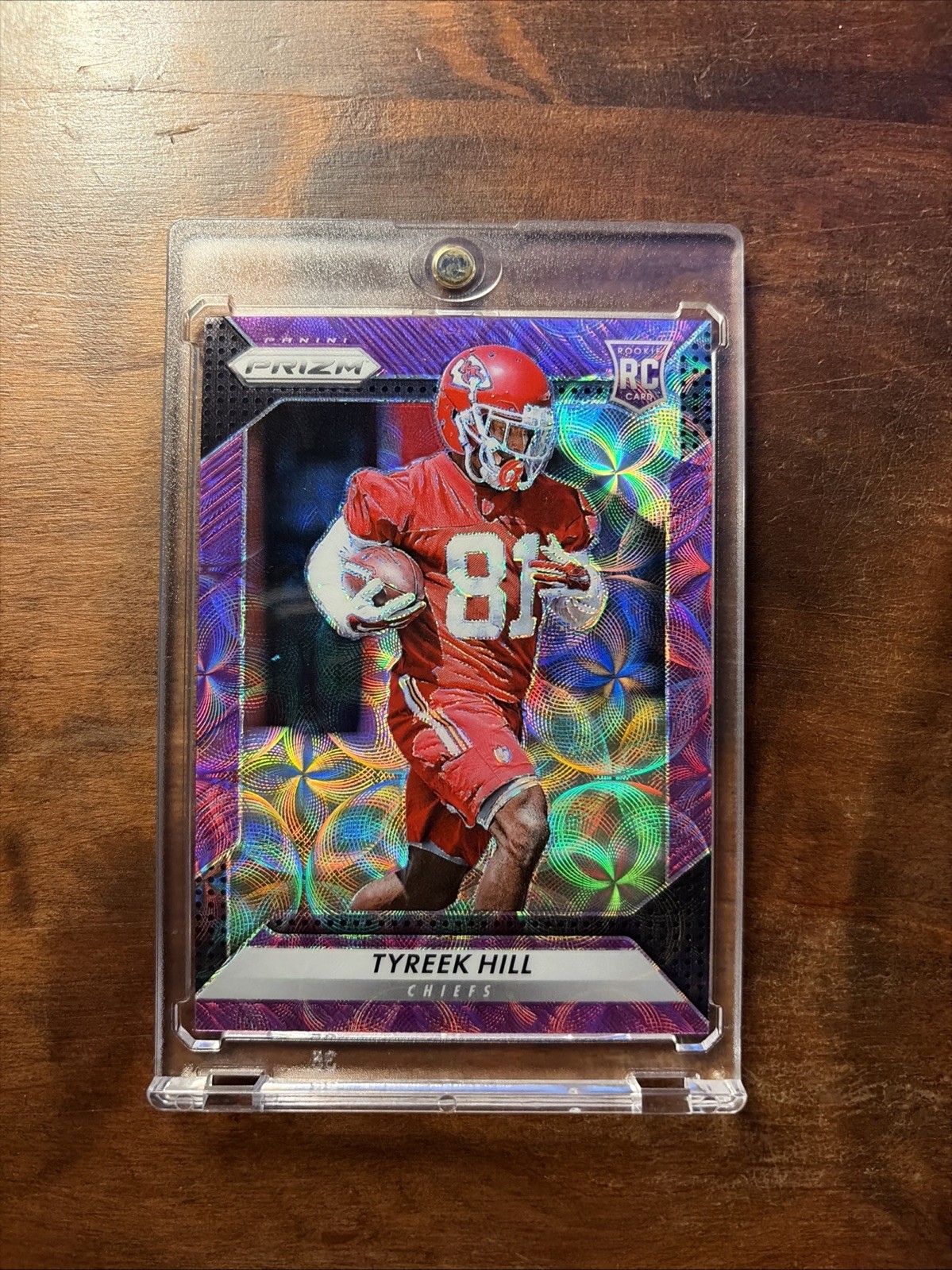 2016 Panini Prizm - Rookie Tyreek Hill #296 Purple Scope Prizm /99 (RC)
