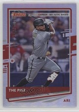 2020 Donruss Nickname Variation Career Stat Line Ketel Marte (The Pike) 10k8