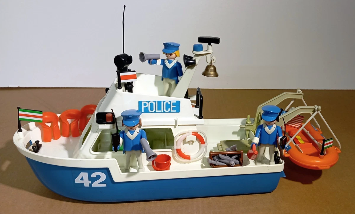 PLAYMOBIL LOT 4144/ Monospace/ Bateau Remorque Vacances Famille Family