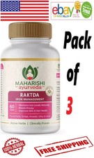 3X Maharishi Ayurveda Raktda 60 Tabs Each With Long Expiry  Free Shipping