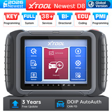 Xtool D8 Used Car Bi-directional Obd2 Scanner Full System Diagnostic Tool 38ser