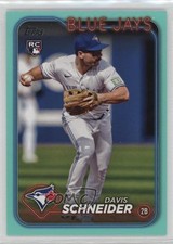 2024 Topps Series 1 Aqua Davis Schneider #189 b7b