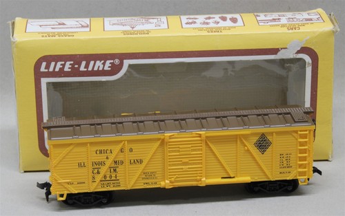 Coche de caja reforzado de madera LIFE-LIKE 8439 Chicago e Illinois Midland C& IM 8004 nuevo HO | Zustand: New