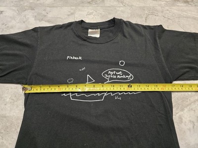 洋楽 Bapt/ no answer Vintage Pinback 2004 Non Photo-Blue? T-Shirt Sz Small Summer In