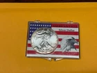 American Eagle 1998 1 oz Fine Silver Dollar Coin in Case