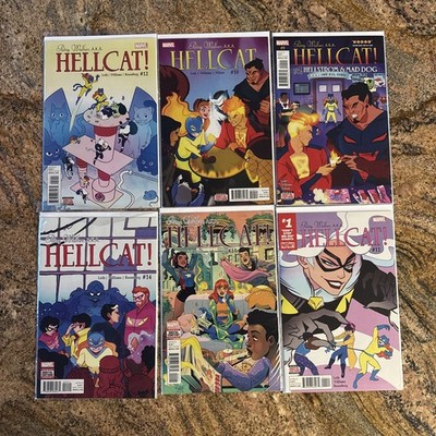 Lot of 6 Patsy Walker A.K.A. Hellcat! #9 10 11 12 14 15 Marvel