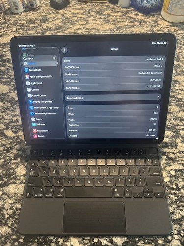 Apple iPad Air 5th Gen M1 2022 256 GB WITH MAGIC KEYBOARD AND MAGIC FOLIO