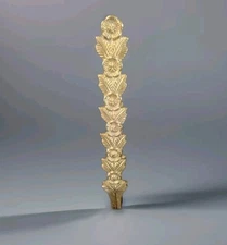 Vintage Solid Brass Floral Curtain Tie Back Holder Wall Mount India