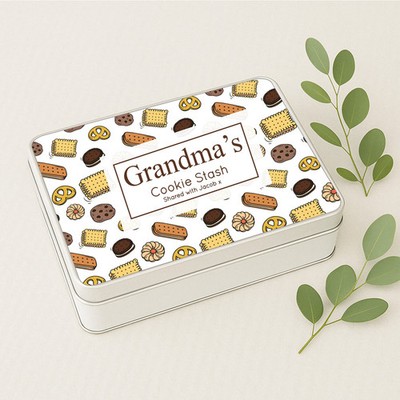Personalisierte Omas Keksvorrat Geschenkdose