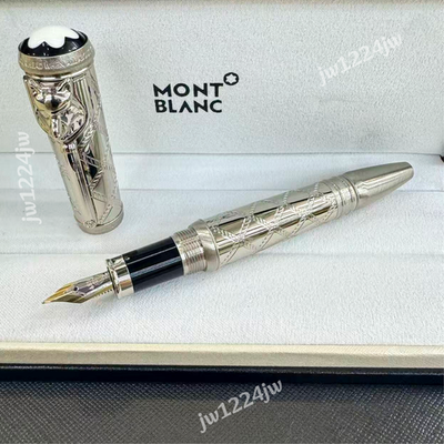 Hot Montblanc Rudyard Kipling Wolf Head Limited Edition Silver