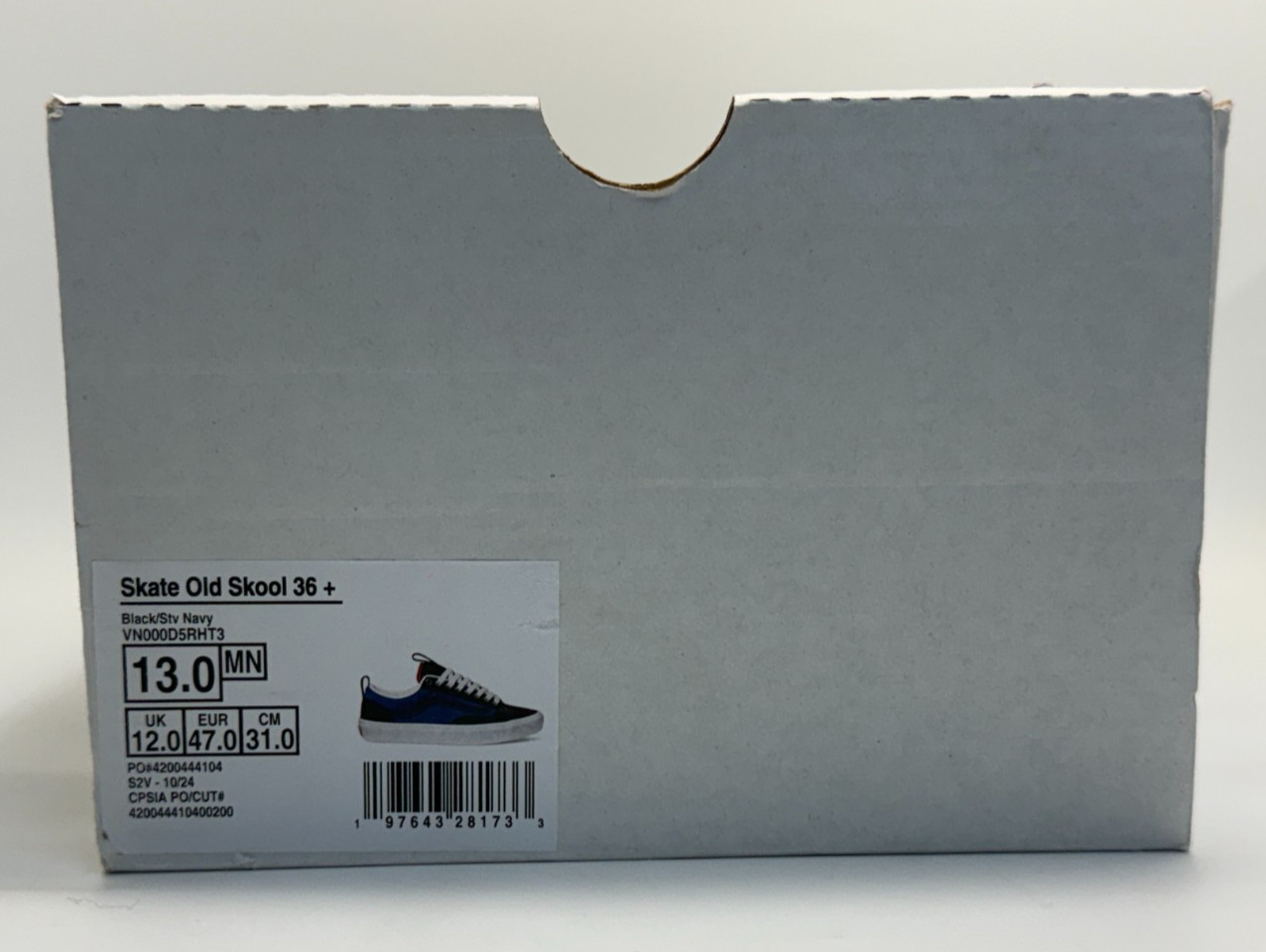 Vans Skate Old Skool 36 + Black / Stv Navy Men's Size 13 Sneakers VN000DR5RHT3 thumbnail 8