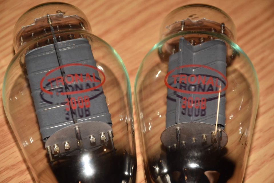 Tubo de vacío Tronal 300B fuerte par a juego PROBADO RARO Foto 2 de 4
