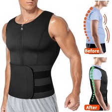 Corrector de Postura Ajustable Soporte Lumbar Cinturón Hombres Espalda Columna Corsé