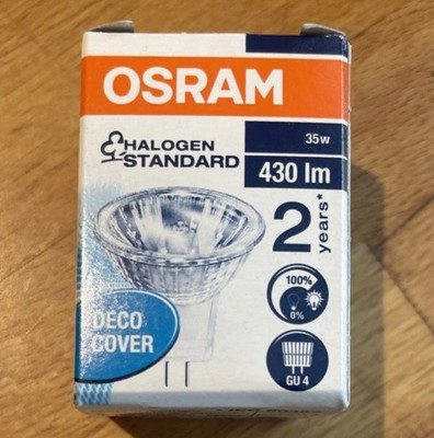 Decostar 35 S Standard 35 W , 430Im, GU4, 36grad, 12V, Deco Cover Halogen
