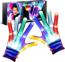 Light-Up LED Gloves   Fun Glow Toy for Kids, Boys  Teens Ages 3  13