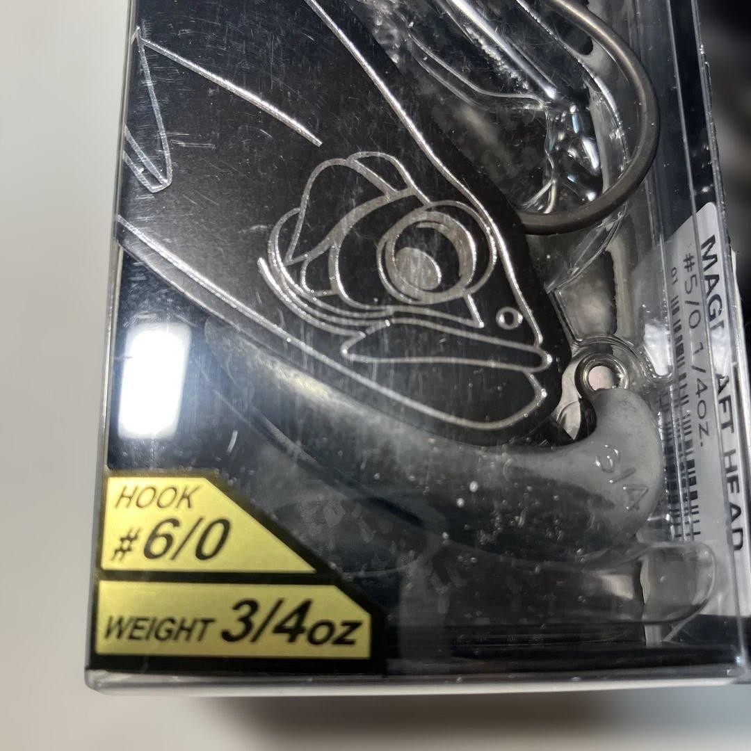 Megabass Mag Draft Head Jig Head for Swimbait, 3/4oz & 1/4oz, Unused - Image 2