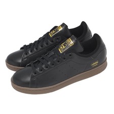 adidas Originals Stan Smith Core Black Gold Metallic Gum Men Casual Shoes IH5973