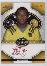 2015 Leaf US Army All-American Bowl Tour Red Ink 5/10 Alize Jones Auto 0rd2
