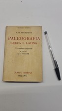 HOEPLI HANDBÜCHER Griechische und Lateinische Paläographie - E. M. Thompson - IV ED. 1940