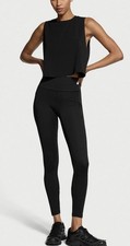 New Victoria's Secret VSX Sport Essential Black High-Rise Leggings 27 Inseam XL