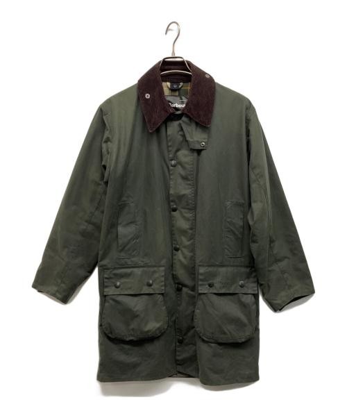 Barbour BORDER WAX JACKET Bomber Jacket Mens Sz 36 Olive Pre-Owned Japan