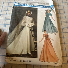 vogue couturier pattern Belinda Belleville 1155 14 Cut 