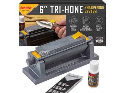 Smith's 6'' Three Stone Knife Sharpener System
