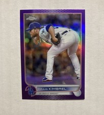 Craig Kimbrel 2022 Topps Chrome Update Purple Refractor Parallel Card #USC83