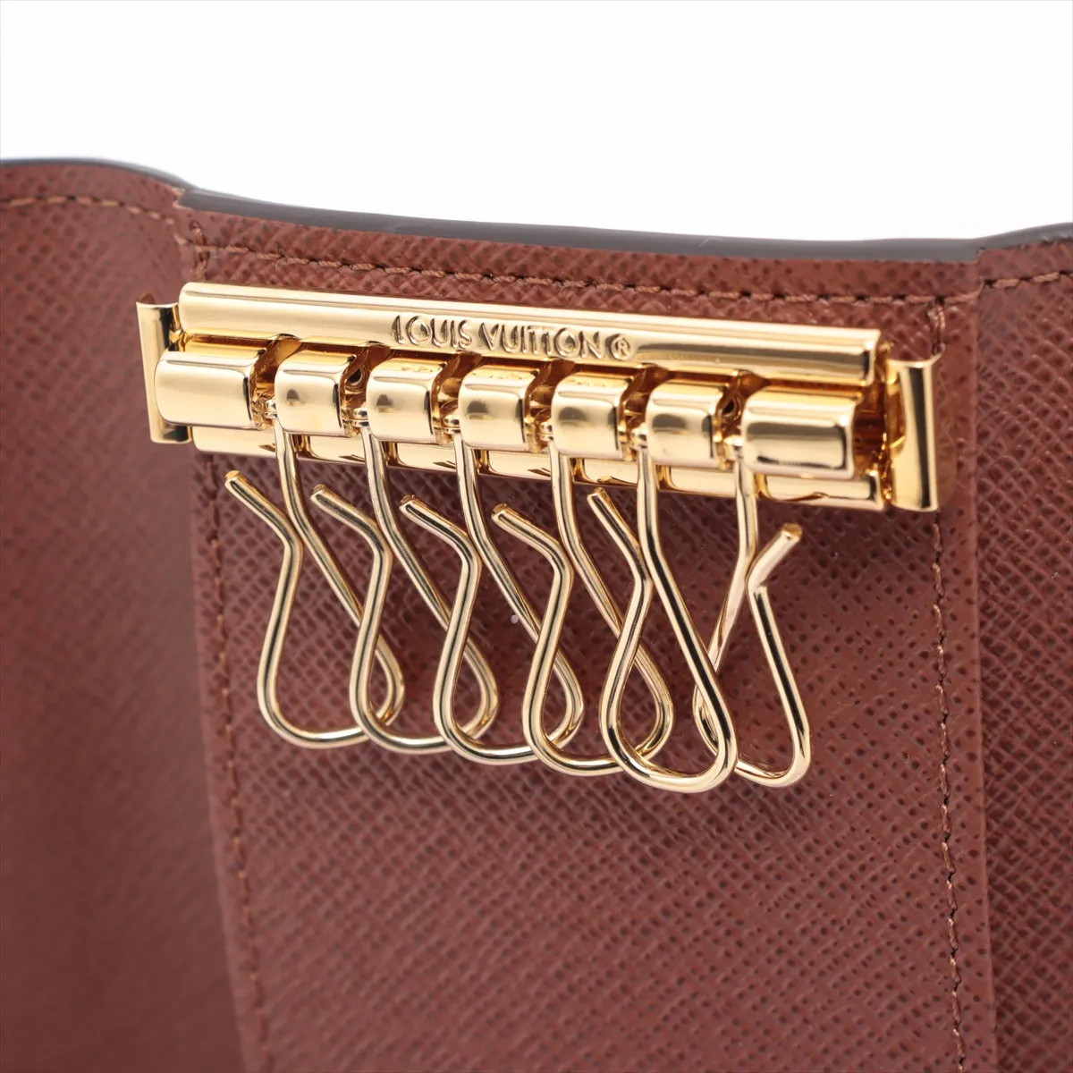 Louis Vuitton Monogram Multiclés 6 M62630 Brown Key Case responsive RFID thumbnail 6