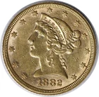 1882 Liberty Half Eagle — photo from another recent sale