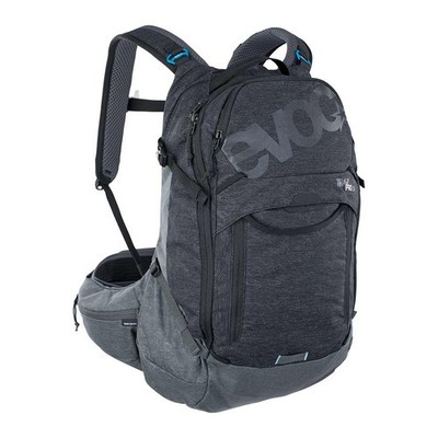 EVOC Trail Pro 26L Backpack with Carbon/Grey KODRA Material, Lightweight Armor