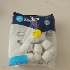 John Guest 22mm Speedfit Elbow- Packs of 5 - PEM0322W Push Fit