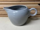 Vintage 1950's Homer Laughlin Fiesta Gray 2 Pint Ring Handle Pitcher MCM