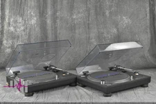 Technics SL-1200MK3 Black pair Direct Drive DJ Turntable in Good Condition