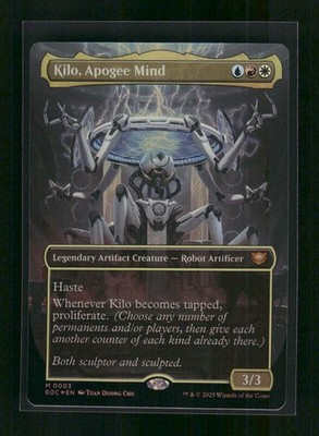 Kilo, Apogee Mind (Borderless) 3, Commander: Edge of Eternities, M MTG