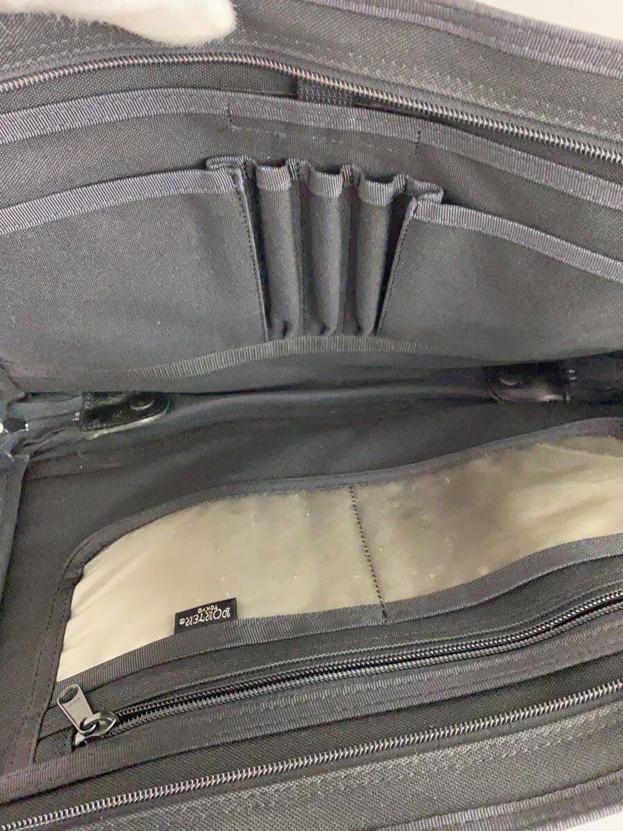 Porter Briefcase Polyester Blk Solid K6U03 - image 6
