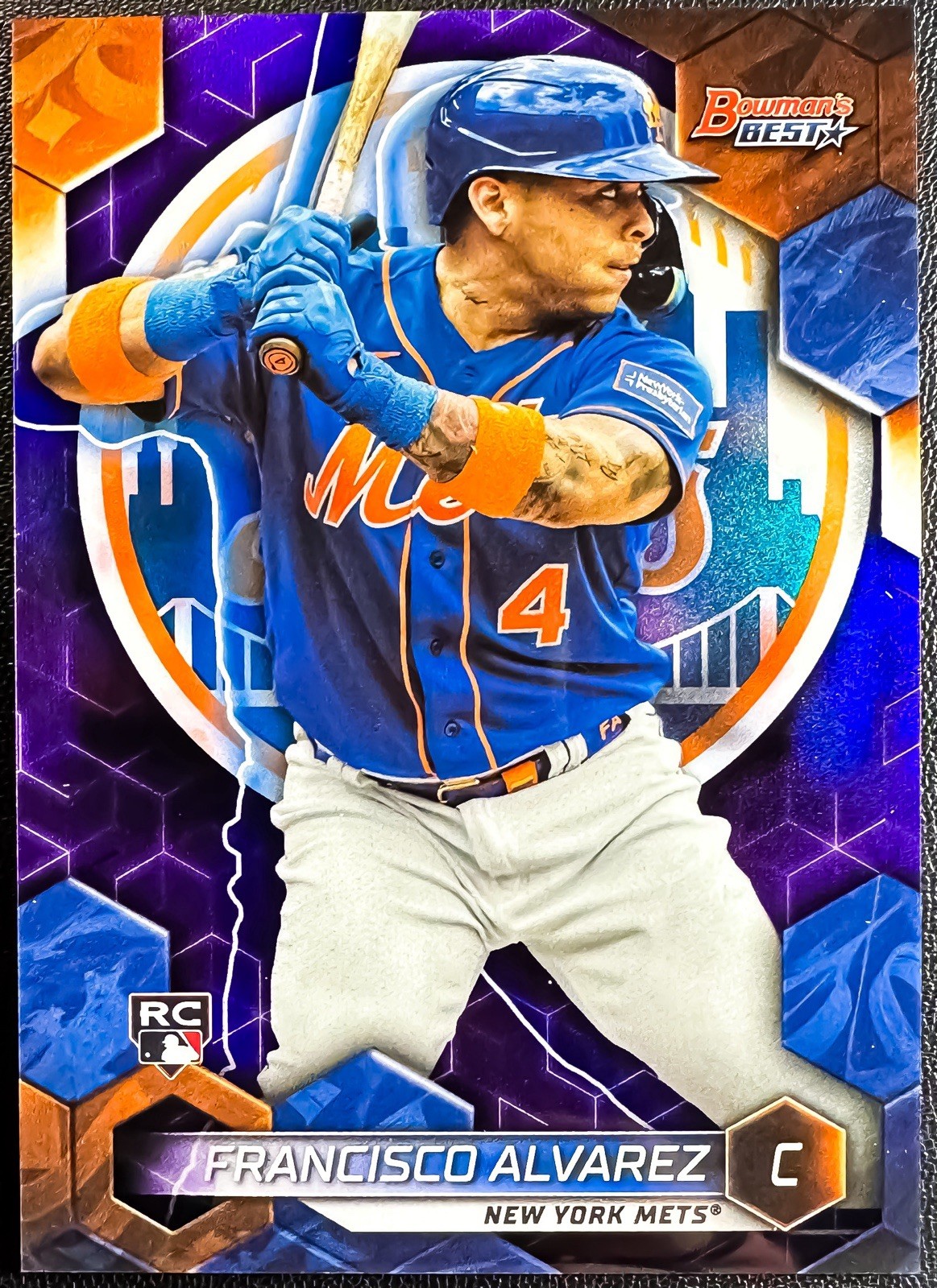 2023 Bowman's Best - Francisco Alvarez #47 Purple Refractor /250 (RC)