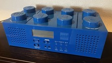 LEGO Blue Portable CD Player w/ AM/FM Radio Clean w/AC Cord, Can Use w/Batteries