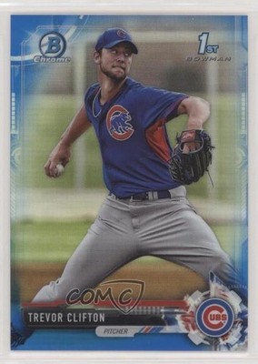 2017 Bowman Chrome Prospects Blue Refractor 116/150 Trevor Clifton #BCP162 07d9