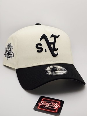 New Era Upside Down Oakland A's Exclusive Cream 9FORTY A-Frame Snapback Hat
