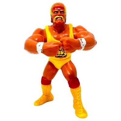 HULK HOGAN 1990 - TOP- HASBRO WWF Wrestler Hulkamania - WWE WCW INKgrafiX TOYS