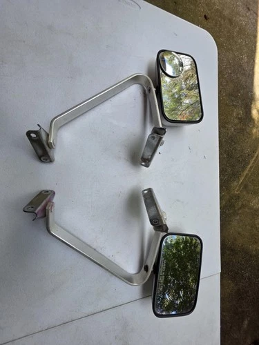 1980-1997 Ford Bronco F150 F250 F350 Mirror Pair Set 5x8 Swing Lock LH RH OEM