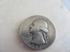 1947-S Washington Silver Quarter VG Condition (Actual Coin) Auction #1