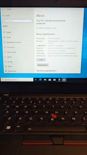 Lenovo ThinkPad L14 Gen 2 Laptop 14-inch I7 16GB RAM 512GB SSD - Picture 3 of 7