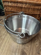 Stainless Steel Jam Preserving Pan with Handle. Excellent Condition. 8Pts / 4.5l