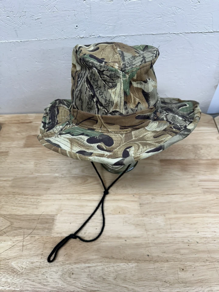 Vtg Advantage Camo Hunting Hat Outdoor Cap Boonie - Image 2 of 4