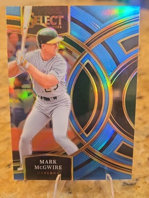 2024 Panini Select Mark Mcgwire Premier Level Neon Blue Prizm /199 