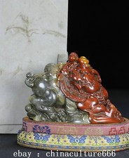 Tiger 寿山石主中国风雕像、雕像| eBay