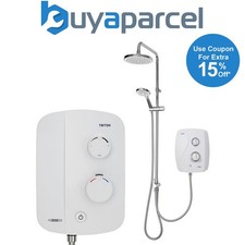 Triton AS2000SR DuElec Silent Running Thermostatic Power Shower + Dual Head
